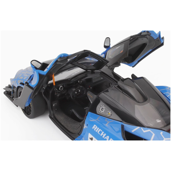 AUTOART McLAREN SENNA GTR N 12 PRESS 2021 - BLUE BLACK 1/18