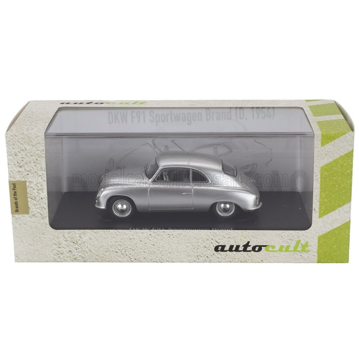 AUTOCULT DKW F91 SPORTWAGEN BRAND GERMANY 1954 - SILVER 1/43