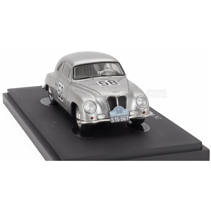 AUTOCULT DKW F91 SPORTWAGEN BRAND N 58 RALLY SEMPERIT GERMANY 1954 - SILVER 1/43