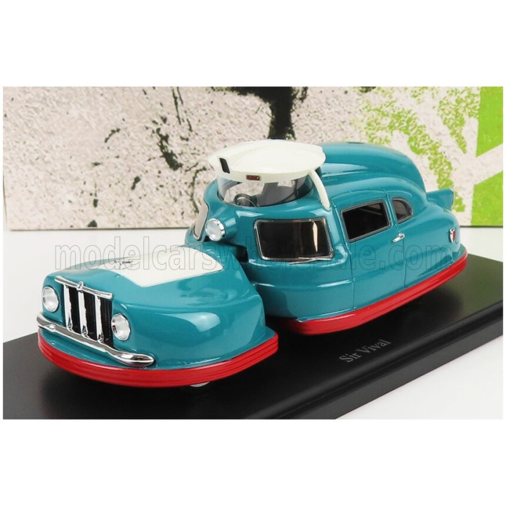 AUTOCULT SIR VIVAL USA 1958 - TURQUOISE DARK RED 1/43