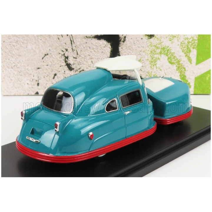 AUTOCULT SIR VIVAL USA 1958 - TURQUOISE DARK RED 1/43