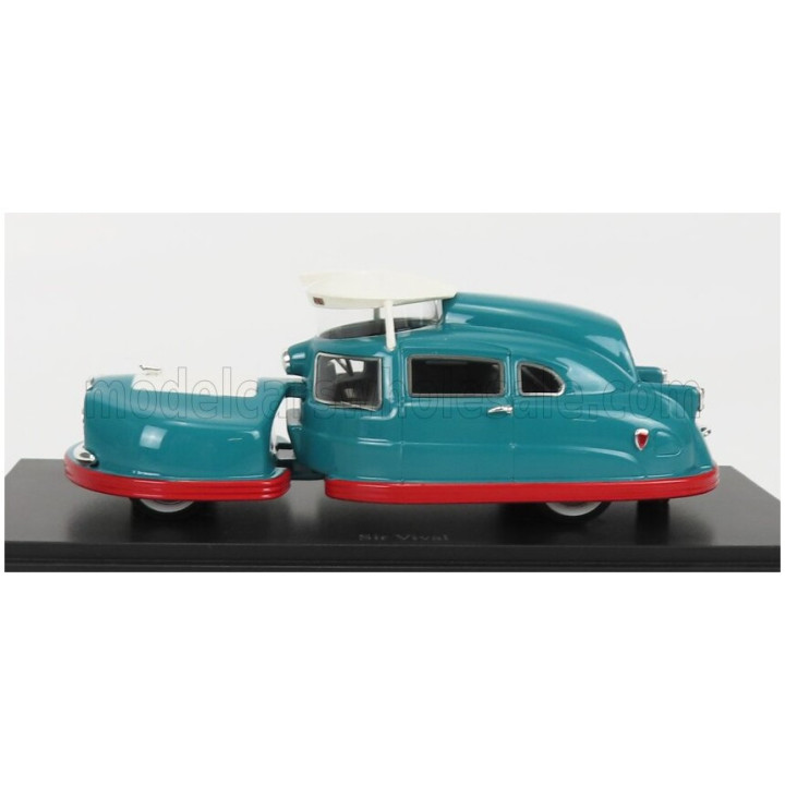 AUTOCULT SIR VIVAL USA 1958 - TURQUOISE DARK RED 1/43