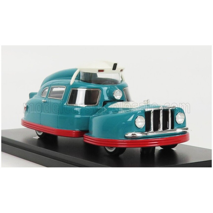 AUTOCULT SIR VIVAL USA 1958 - TURQUOISE DARK RED 1/43