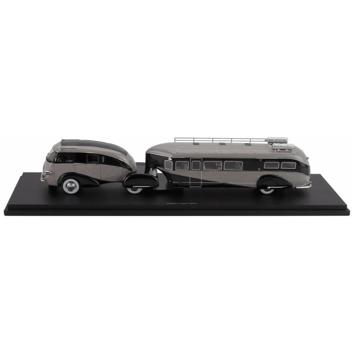 AUTOCULT ZEPHYR LAND YACHT MOTORHOME USA 1936 - GREY BLACK 1/43