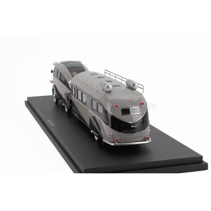 AUTOCULT ZEPHYR LAND YACHT MOTORHOME USA 1936 - GREY BLACK 1/43