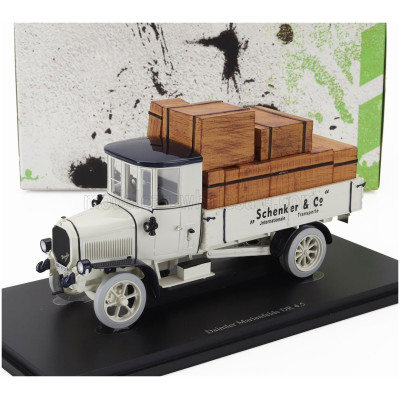 AUTOCULT DAIMLER TRUCK MARIENFELDE DR 4.5 GERMANY 1917 - WHITE BROWN 1/43