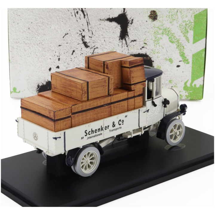 AUTOCULT DAIMLER TRUCK MARIENFELDE DR 4.5 GERMANY 1917 - WHITE BROWN 1/43