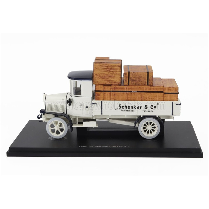 AUTOCULT DAIMLER TRUCK MARIENFELDE DR 4.5 GERMANY 1917 - WHITE BROWN 1/43
