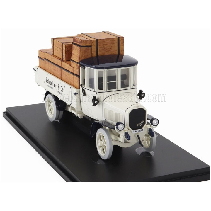 AUTOCULT DAIMLER TRUCK MARIENFELDE DR 4.5 GERMANY 1917 - WHITE BROWN 1/43
