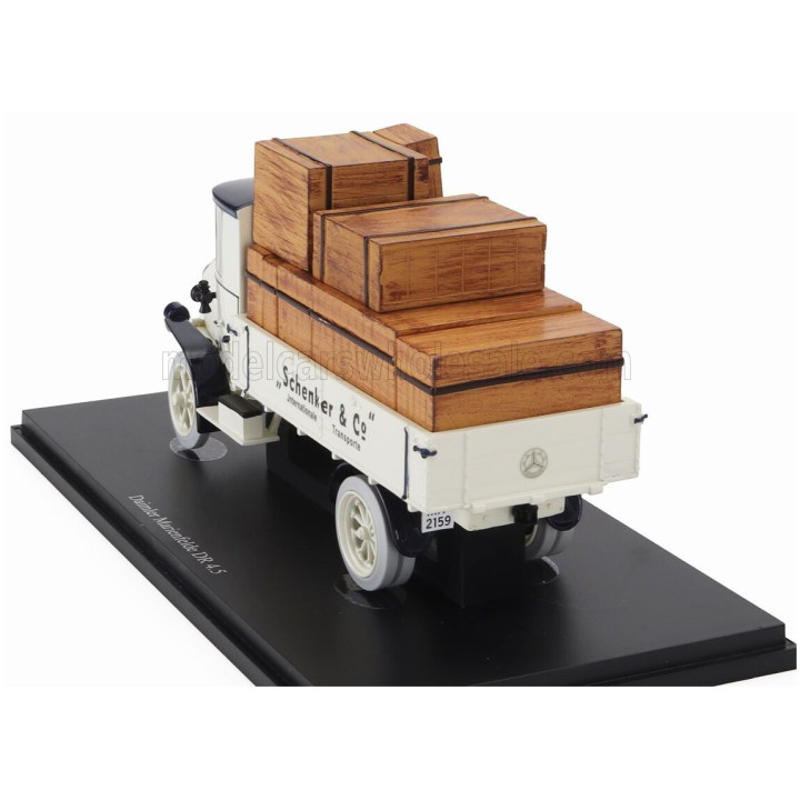 AUTOCULT DAIMLER TRUCK MARIENFELDE DR 4.5 GERMANY 1917 - WHITE BROWN 1/43