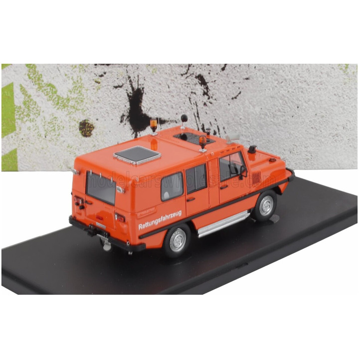 AUTOCULT RMA AMPHI (ANFIBIO) RANGER 2800 RETTUNGSFAHZEUG SR EMERGENCY VEHICLE GERMANY 1985 - ORANGE 1/43