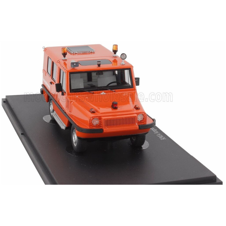 AUTOCULT RMA AMPHI (ANFIBIO) RANGER 2800 RETTUNGSFAHZEUG SR EMERGENCY VEHICLE GERMANY 1985 - ORANGE 1/43