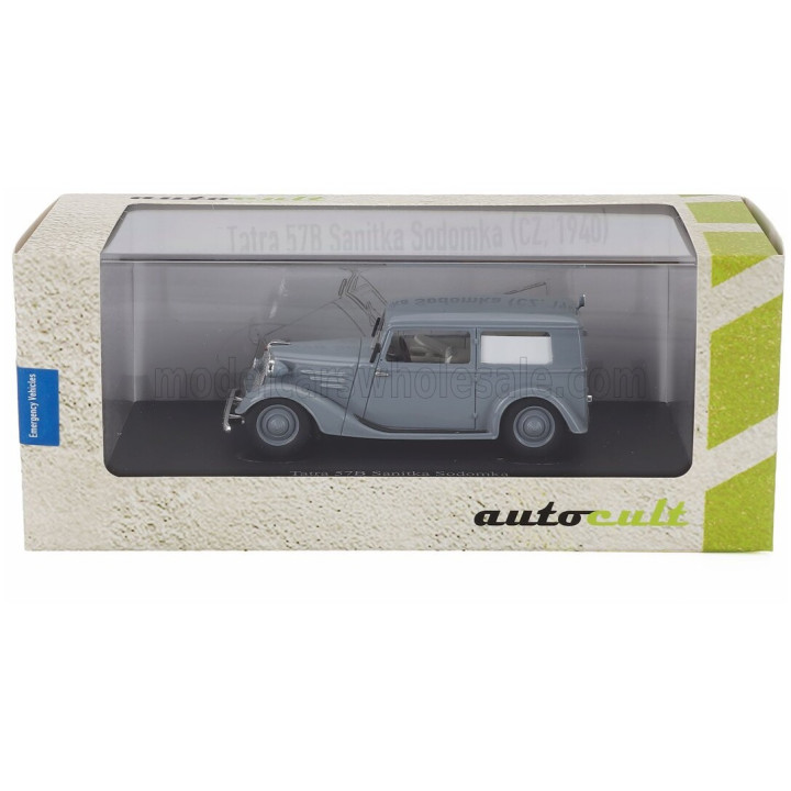 AUTOCULT TATRA 57B SANITKA SODOMKA CZECH REPUBLIC 1940 - IVORY 1/43