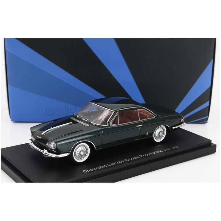 AVENUE43 CHEVROLET CORVAIR COUPE PININFARINA USA 1962 - DARK GREEN 1/43