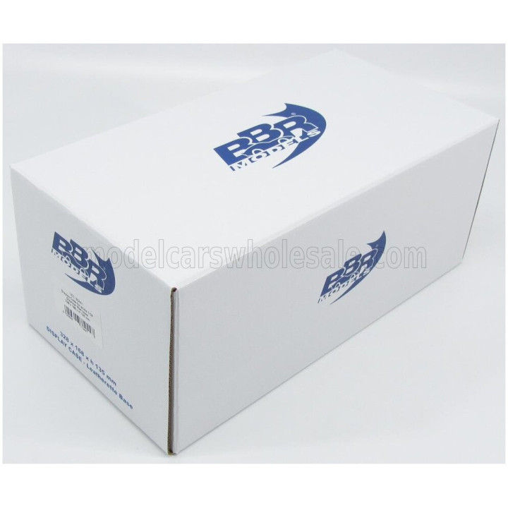BBR MODELS VETRINA DISPLAY BOX BASE IN PELLE ROSSA - LEATHER BASE RED - Lungh.LENGHT cm 32.5 X Largh.WIDTH cm 16.5 X Alt.HEIGHT