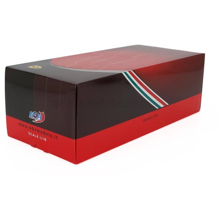 BBR MODELS FERRARI F1 SF-23 TEAM SCUDERIA FERRARI HP N 44 TEST FIORANO 2025 LEWIS HAMILTON - POLYFOAM PACKAGING - RED BLACK 1/18