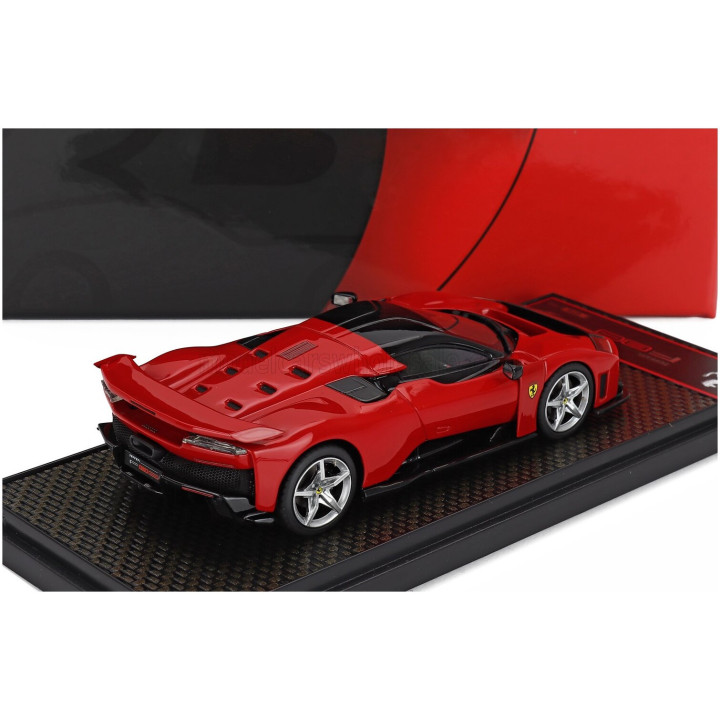 BBR MODELS FERRARI F80 2024 - SILVER RIMS - ROSSO CORSA - RED BLACK 1/43