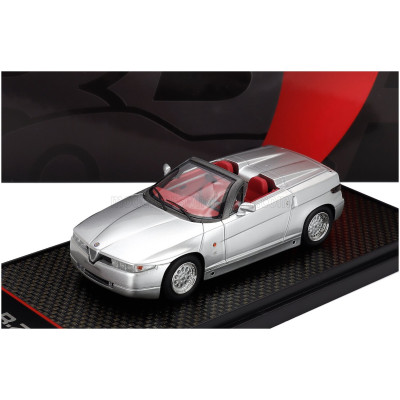 BBR MODELS ALFA ROMEO RZ ZAGATO ROADSTER 1989 - ARGENTO - SILVER 1/43
