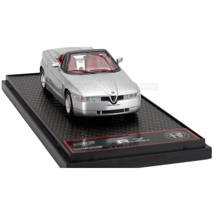 BBR MODELS ALFA ROMEO RZ ZAGATO ROADSTER 1989 - ARGENTO - SILVER 1/43