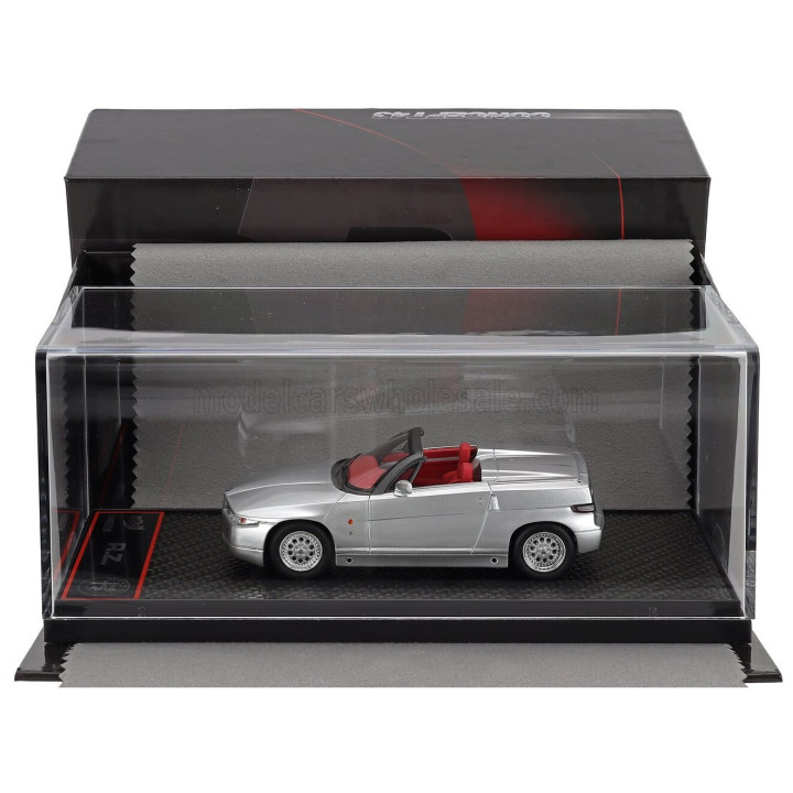 BBR MODELS ALFA ROMEO RZ ZAGATO ROADSTER 1989 - ARGENTO - SILVER 1/43