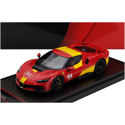 BBR MODELS FERRARI 296 SPECIALE N 51 (499P 24h LE MANS LIVERY) 2025 - RED YELLOW 1/43
