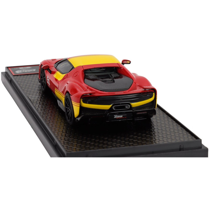 BBR MODELS FERRARI 296 SPECIALE N 51 (499P 24h LE MANS LIVERY) 2025 - RED YELLOW 1/43