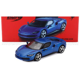 BBR MODELS FERRARI 296 GTB 2024 - BLU CORSA - BLUE 1/64
