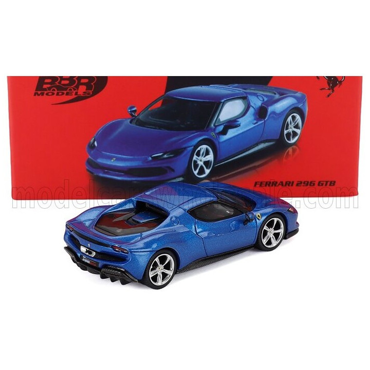 BBR MODELS FERRARI 296 GTB 2024 - BLU CORSA - BLUE 1/64
