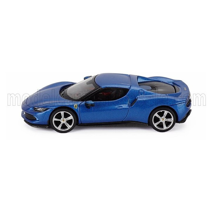 BBR MODELS FERRARI 296 GTB 2024 - BLU CORSA - BLUE 1/64