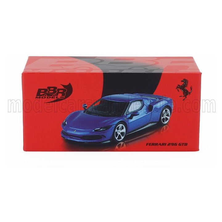BBR MODELS FERRARI 296 GTB 2024 - BLU CORSA - BLUE 1/64