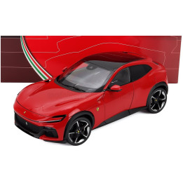 BBR MODELS FERRARI PUROSANGUE SUV 2022 - POLYFOAM PACKAGING - ROSSO CORSA - RED 1/18