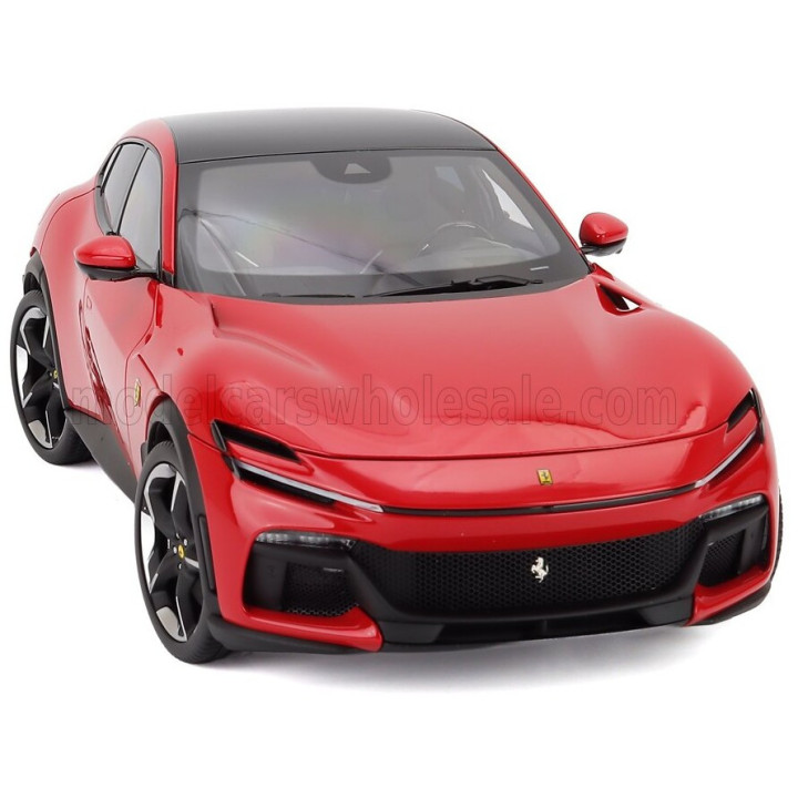 BBR MODELS FERRARI PUROSANGUE SUV 2022 - POLYFOAM PACKAGING - ROSSO CORSA - RED 1/18