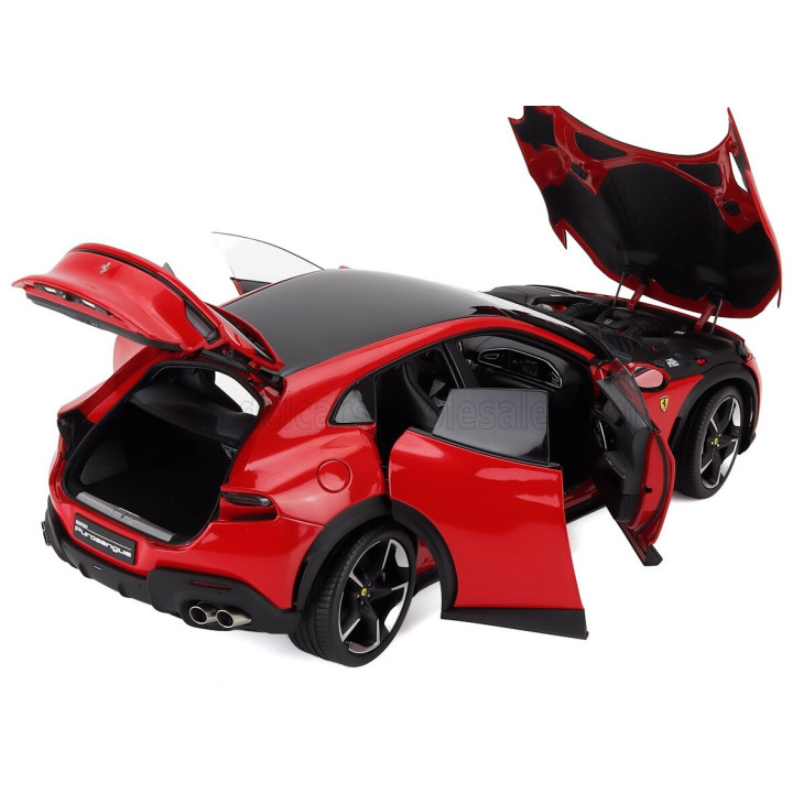 BBR MODELS FERRARI PUROSANGUE SUV 2022 - POLYFOAM PACKAGING - ROSSO CORSA - RED 1/18