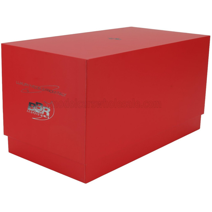 BBR MODELS FERRARI PUROSANGUE SUV 2022 - CON VETRINA - WITH SHOWCASE - ROSSO CORSA - RED 1/18