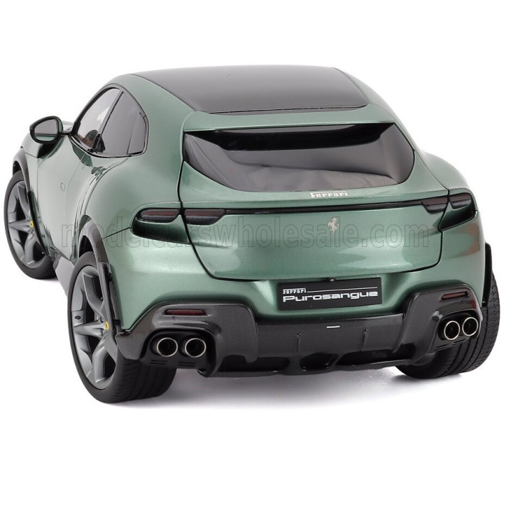 BBR MODELS FERRARI PUROSANGUE SUV 2022 - POLYFOAM PACKAGING - VERDE DORA - GREEN 1/18