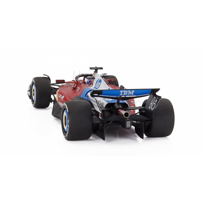 BBR MODELS FERRARI F1 SF-25 TEAM SCUDERIA FERRARI HP N 16 MIAMI GP 2025 CHARLES LECLERC - POLYFOAM PACKAGING - RED BLUE WHITE