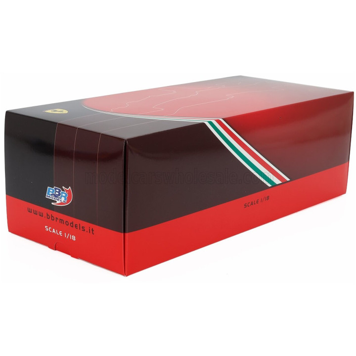 BBR MODELS FERRARI F1 SF-25 TEAM SCUDERIA FERRARI HP N 44 MIAMI GP 2025 LEWIS HAMILTON - POLYFOAM PACKAGING - RED BLUE WHITE