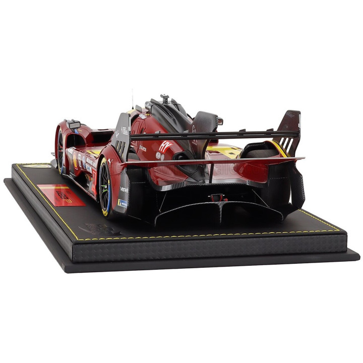 BBR MODELS FERRARI 499P 3.0L TURBO V6 TEAM FERRARI AF CORSE N 51 3rd 24h LE MANS 2025 ALESSANDRO PIER GUIDI - JAMES CALADO