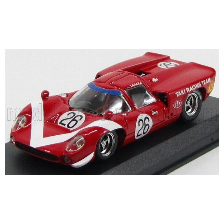 BEST MODEL LOLA T70 COUPE N 26 GP GIAPPONE 1968 K.TANAKA - RED WHITE 1/43