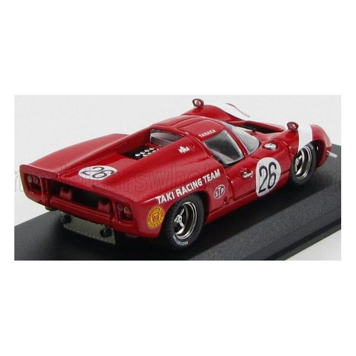 BEST MODEL LOLA T70 COUPE N 26 GP GIAPPONE 1968 K.TANAKA - RED WHITE 1/43