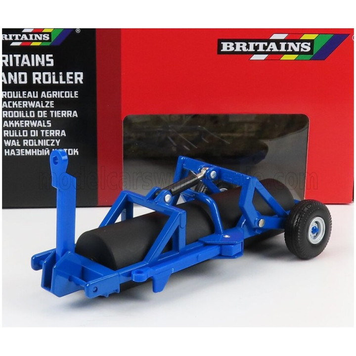 BRITAINS ACCESSORIES RULLO DI TERRA - LAND ROLLER - BLUE 1/32