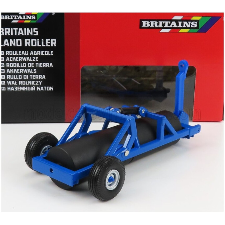 BRITAINS ACCESSORIES RULLO DI TERRA - LAND ROLLER - BLUE 1/32