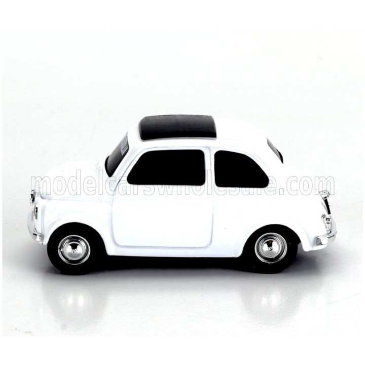 BRUMM FIAT 500 1965 - VIVA L'ITALIA - GIORNATA DELL' UNITA' NAZIONALE E DELLE FORZE ARMATE - WHITE 1/43