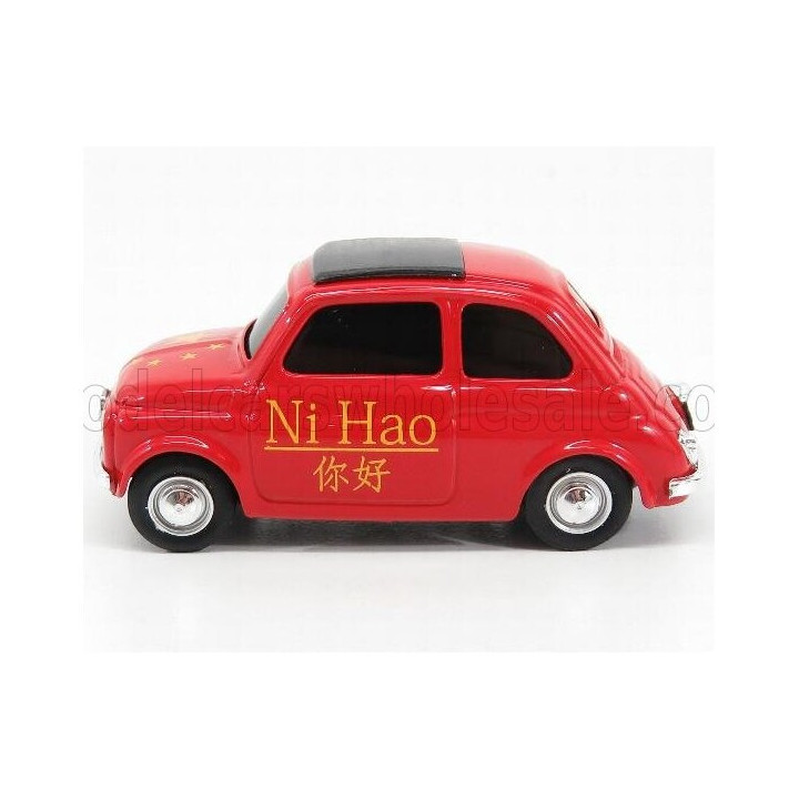 BRUMM FIAT 500 BRUMS CINA NI HAO 2018 - RED 1/43