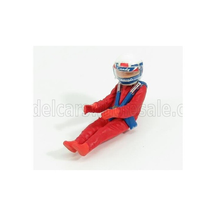 BRUMM FIGURES DIDIER PIRONI FOR FERRARI 126C2 F1 - RED 1/43