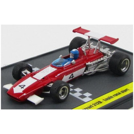 BRUMM FERRARI F1 312B N 4 LUPIN RACE START 1970 - RED WHITE 1/43