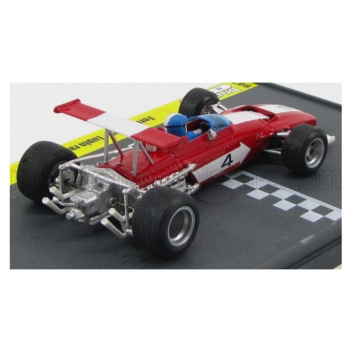 BRUMM FERRARI F1 312B N 4 LUPIN RACE START 1970 - RED WHITE 1/43