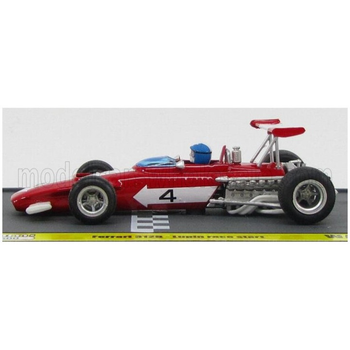 BRUMM FERRARI F1 312B N 4 LUPIN RACE START 1970 - RED WHITE 1/43