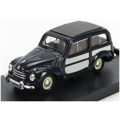 BRUMM FIAT 500C BELVEDERE CHIUSA 1951 - BLUE GREY 1/43