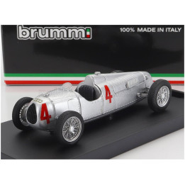 BRUMM AUTO UNION F1 TIPO C N 4 WORLD CHAMPION NURBURGRING GP 1936 BERND ROSEMAYER - SILVER 1/43